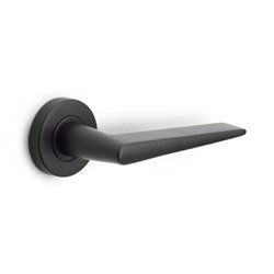 Formani Basics LB21H deurkruk geveerd op rozet - mat zwart