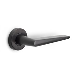 Formani Basics LB21H deurkruk geveerd op rozet - PVD gunmetal