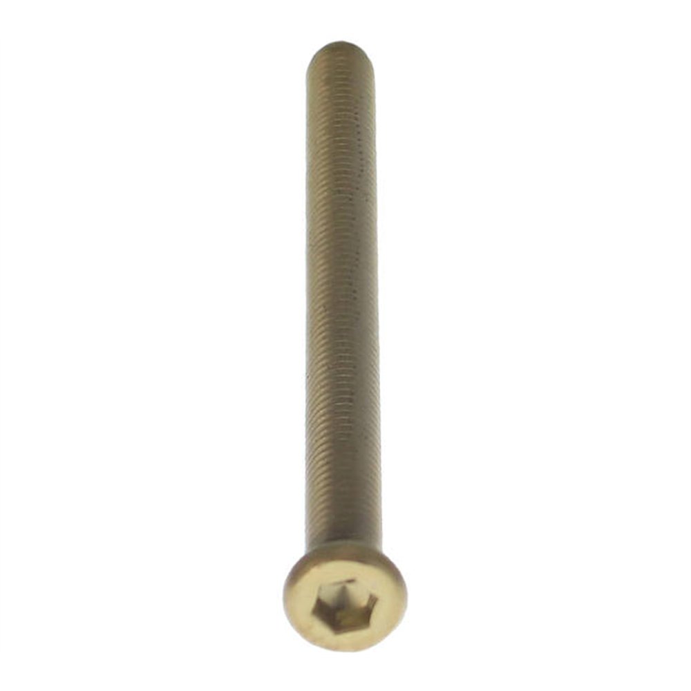 Intersteel bout 6-kant M6x80mm tbv SKG3 veiligheidsrozetten voor deurdikte 67-69mm - PVD messingkleur