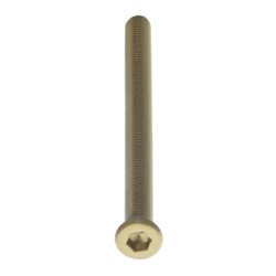Intersteel bout 6-kant M6x84mm tbv SKG3 veiligheidsrozetten voor deurdikte 71-73mm - PVD messingkleur