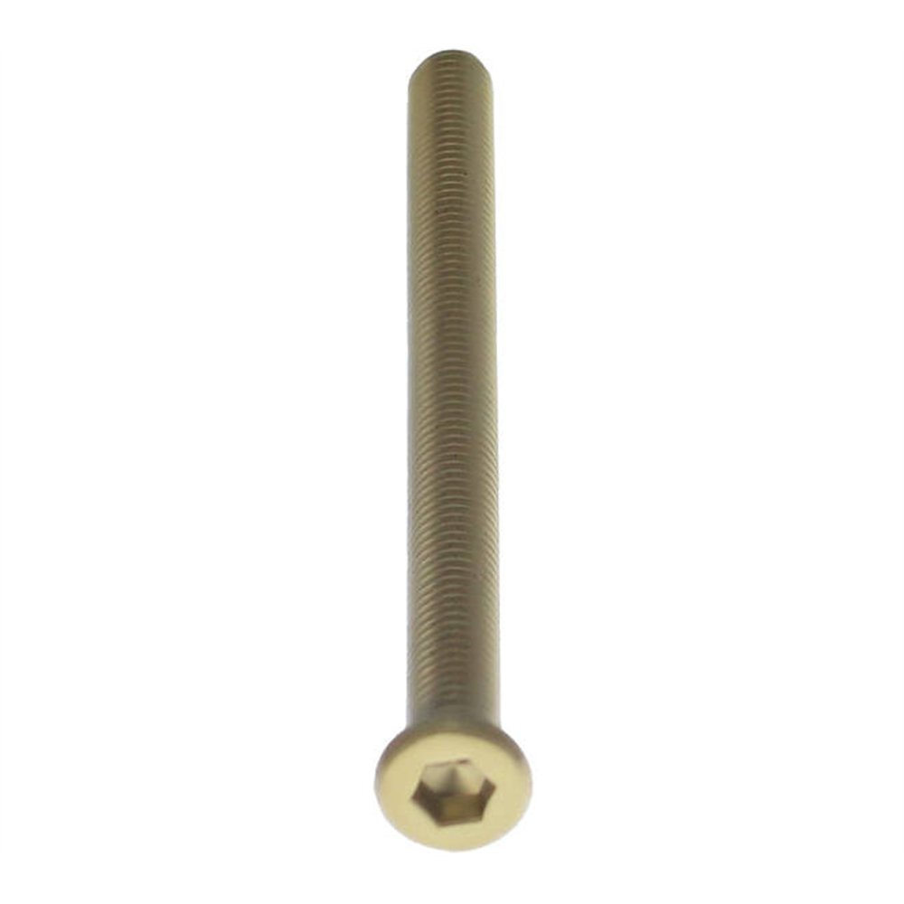 Intersteel bout 6-kant M6x84mm tbv SKG3 veiligheidsrozetten voor deurdikte 71-73mm - PVD messingkleur