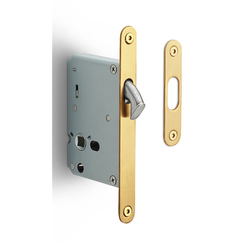 Formani Basics LBLSDA schuifdeurslot afgerond - PVD mat goud