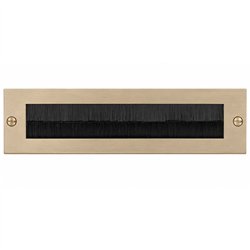 Tochtborstel BASICS LB535BI - PVD champagne