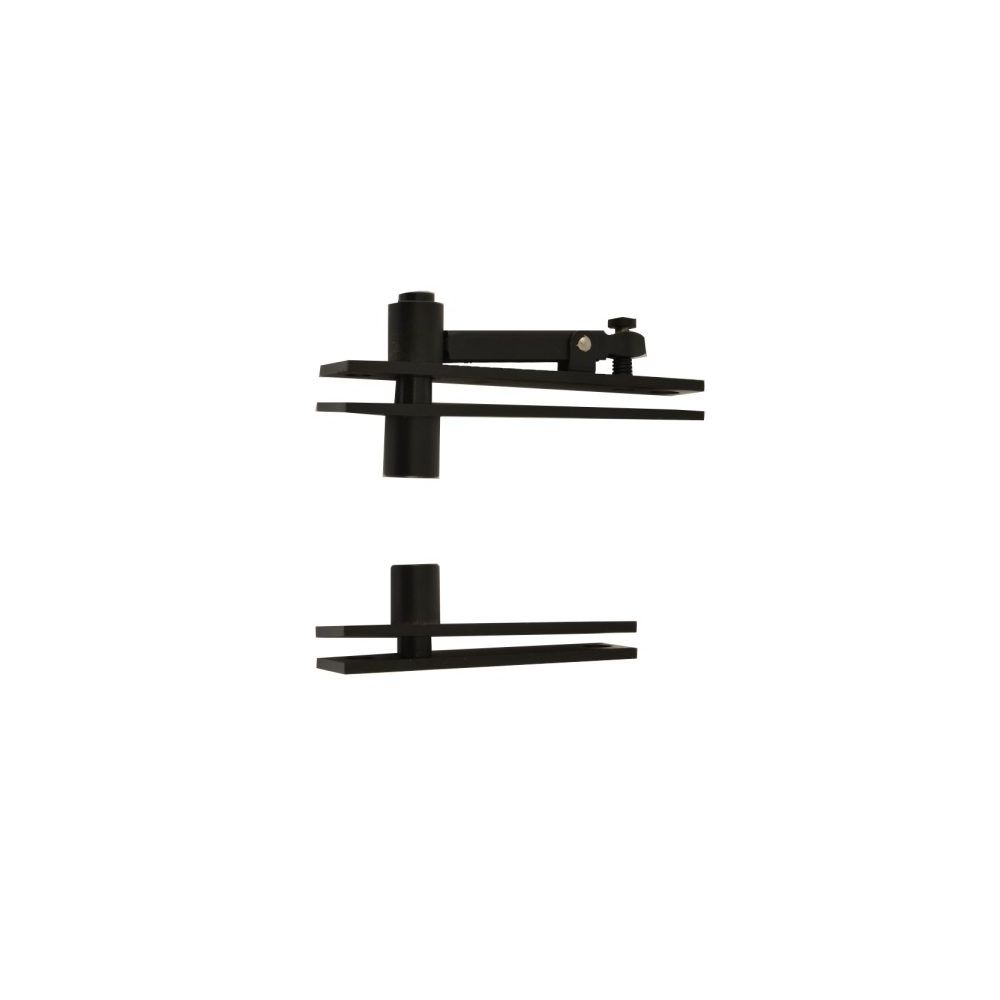 Shuffle Pivot scharnier voor deuren tot 100kg - zwart