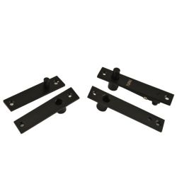 Shuffle Pivot scharnier voor deuren tot 100kg - zwart