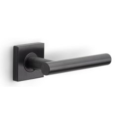 Formani Basics LB7-19BSQ deurkruk geveerd op vierkant rozet - PVD gumetal