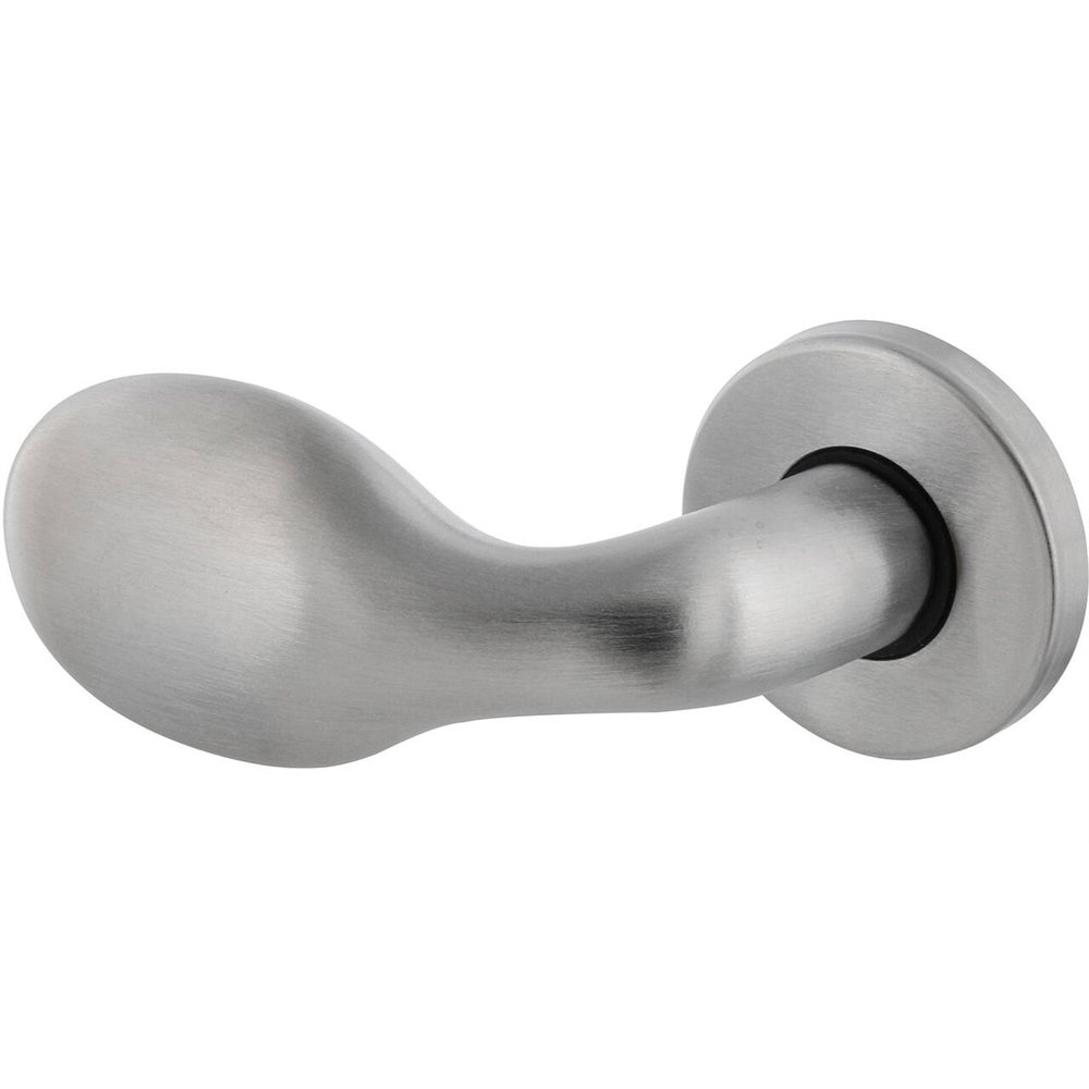 Intersteel gatdeel links knopkruk Druppel op rozet - chroom mat
