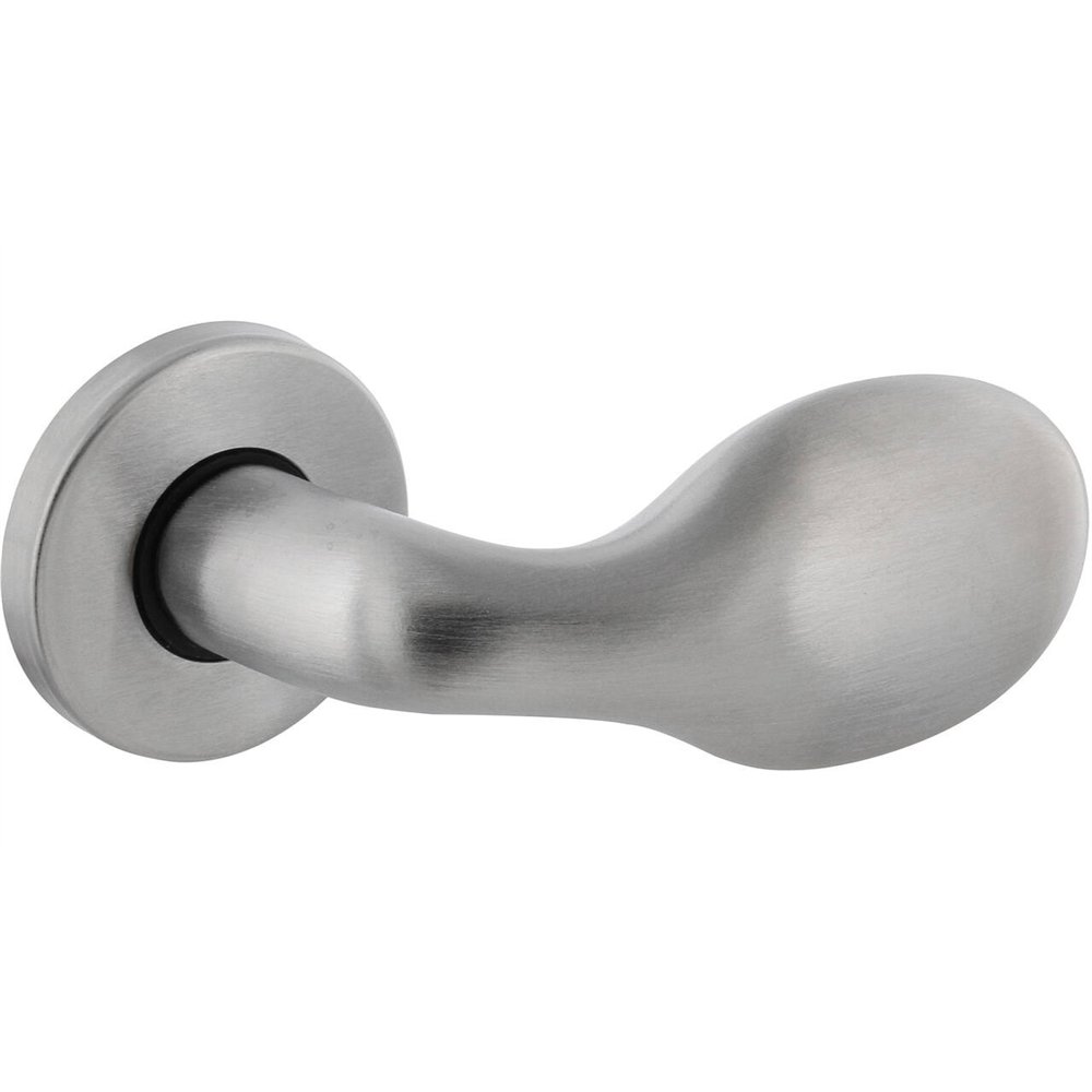 Intersteel gatdeel rechts knopkruk Druppel op rozet - chroom mat