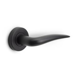 Formani Basics LB20 deurkruk geveerd op rozet - mat zwart