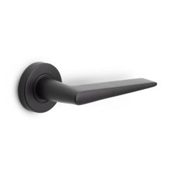 Formani Basics LB21 deurkruk geveerd op rozet - mat zwart