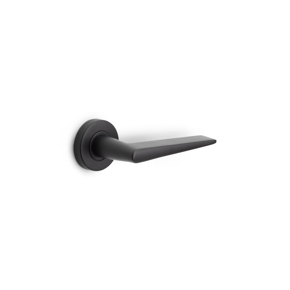 Formani Basics LB21 deurkruk geveerd op rozet - mat zwart