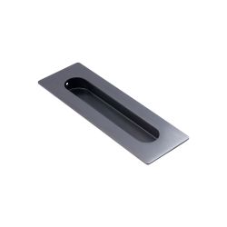 DX schuifdeurkom rechthoek-ovaal 180x60mm - PVD gun metal