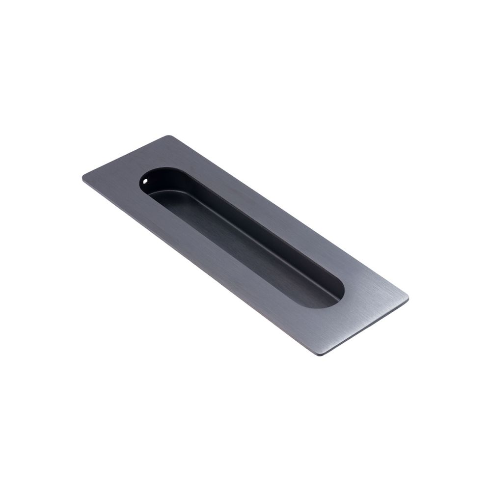 DX schuifdeurkom rechthoek-ovaal 180x60mm - PVD gun metal