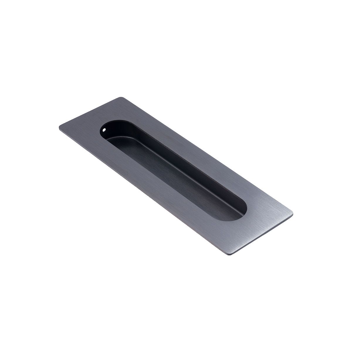 DX DX schuifdeurkom rechthoek-ovaal 180x60mm - PVD gun metal