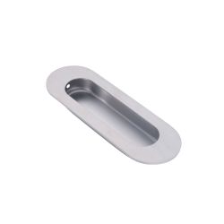 DX schuifdeurkom ovaal 120x40mm - RVS
