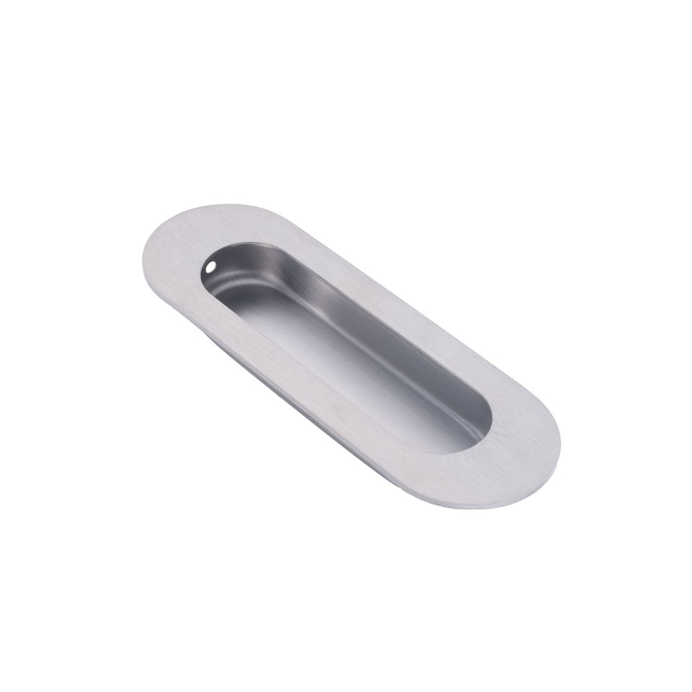 DX schuifdeurkom ovaal 120x40mm - RVS