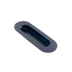 DX schuifdeurkom ovaal 120x40mm - zwart