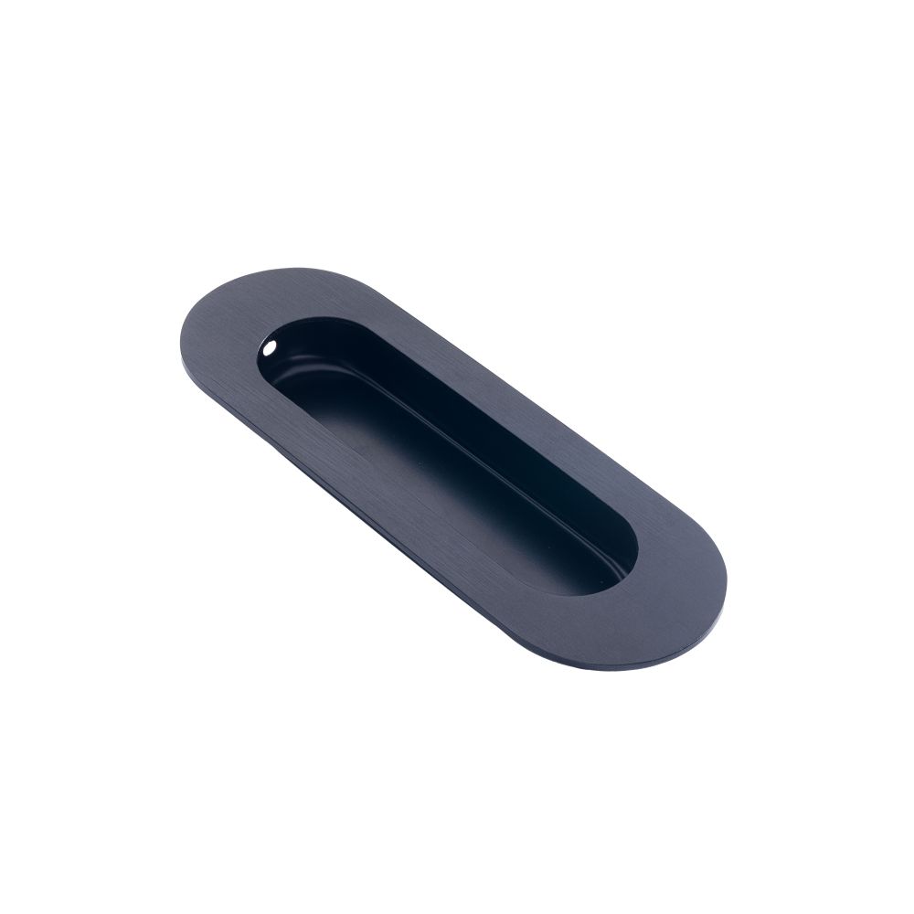 DX schuifdeurkom ovaal 120x40mm - zwart