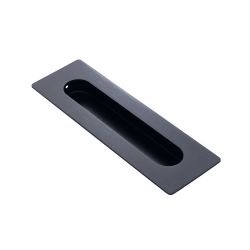 DX schuifdeurkom rechthoek-ovaal 180x60mm - zwart