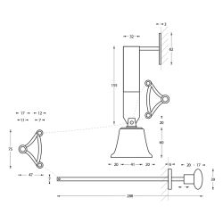 Trekbel garnituur zwart