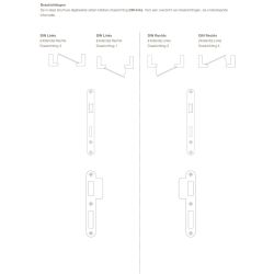 Sluitplaat RVS met korte lip tbv dagschoot
