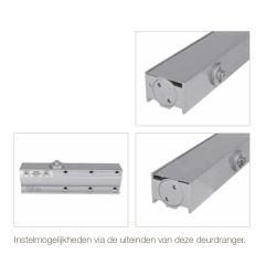 Deurdranger met schaararm DR 120, 207x55x40, sluitkracht 2~4