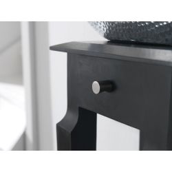 Knop vingergrip ø21mm RVS  