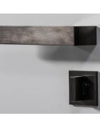 Deurkrukken op materiaal