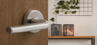 Hardbrass Shuffle RVS deurbeslag